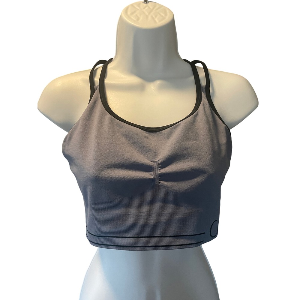 Calvin Klein Performance‎ Strappy Seamless Sports Bra Size M Blue